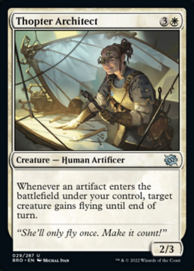 Thopter Architect [The Brothers' War] | Silver Goblin