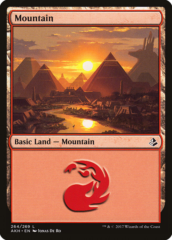 Mountain (264) [Amonkhet] | Silver Goblin