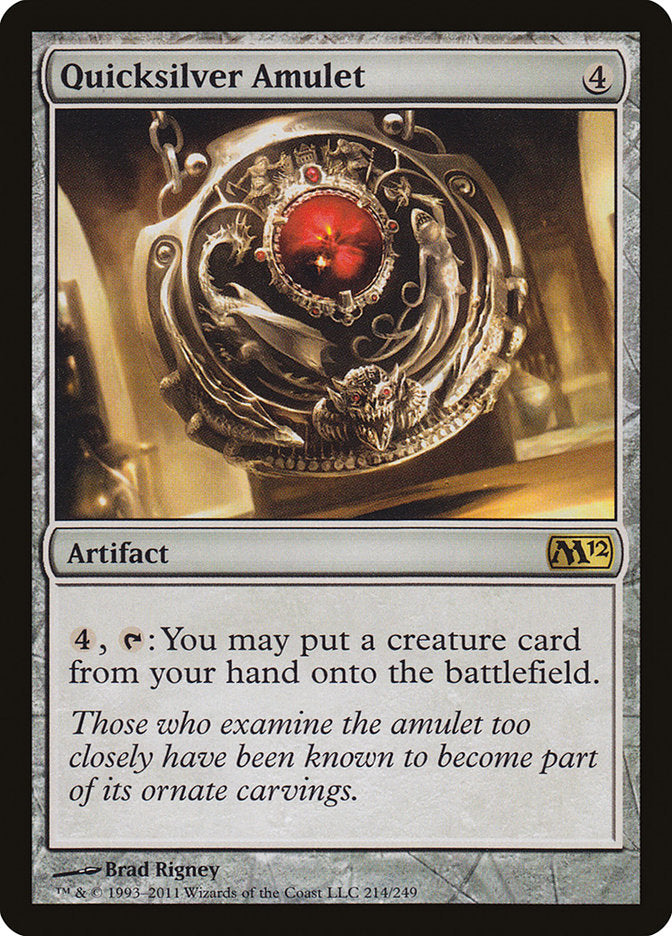 Quicksilver Amulet [Magic 2012] | Silver Goblin