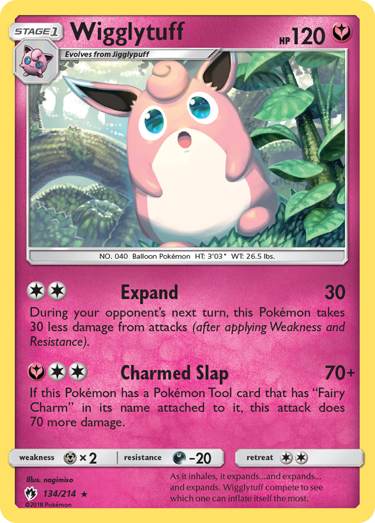 Wigglytuff (134/214) [Sun & Moon: Lost Thunder] | Silver Goblin