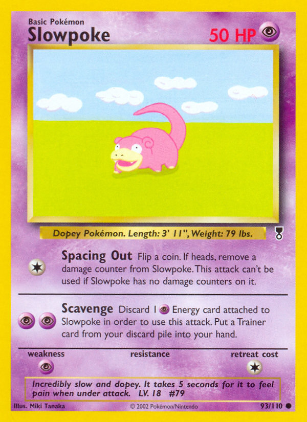 Slowpoke (93/110) [Legendary Collection] | Silver Goblin