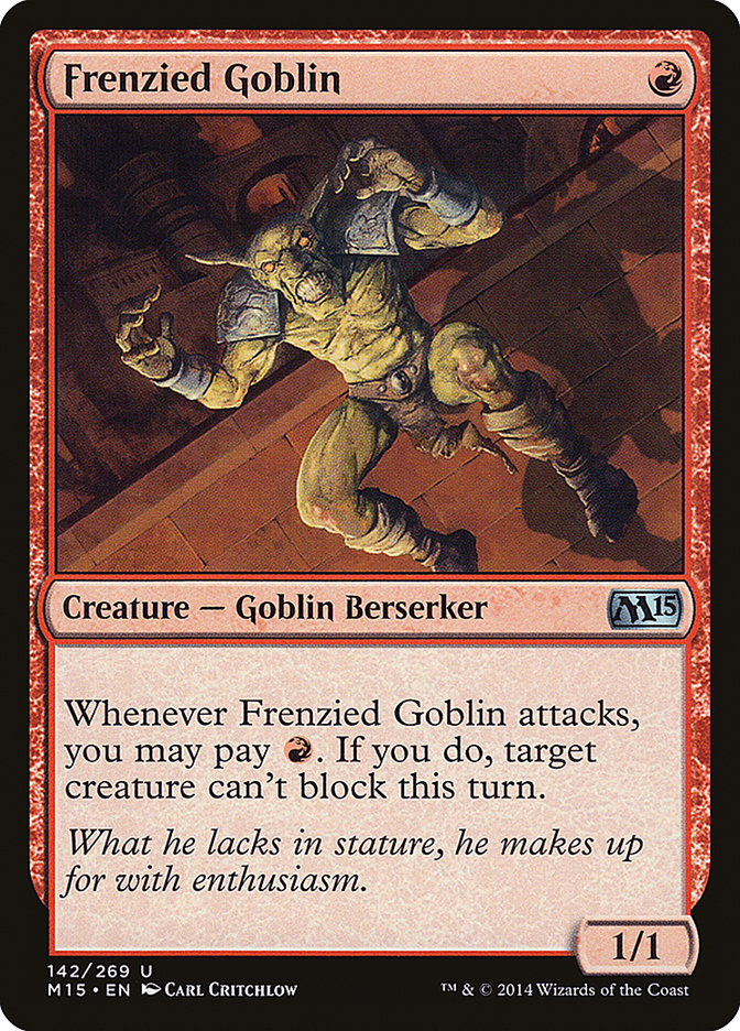Frenzied Goblin [Magic 2015] | Silver Goblin