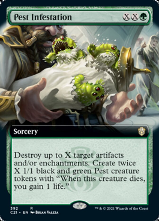 Pest Infestation (Extended Art) [Commander 2021] | Silver Goblin