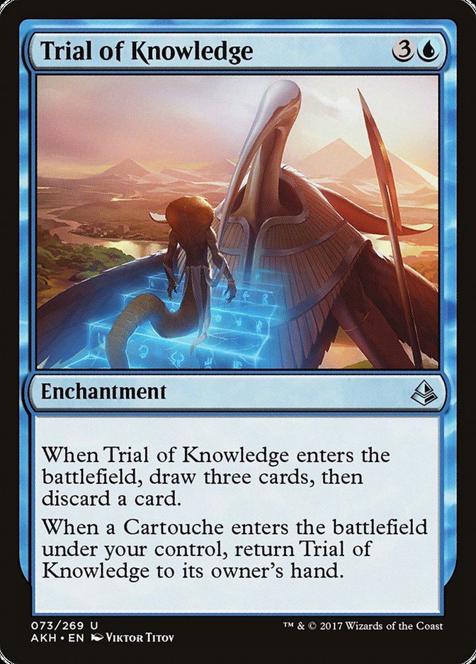 Trial of Knowledge [Amonkhet] | Silver Goblin