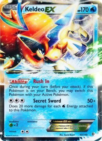 Keldeo EX (49/149) (Jumbo Card) [Black & White: Boundaries Crossed] | Silver Goblin