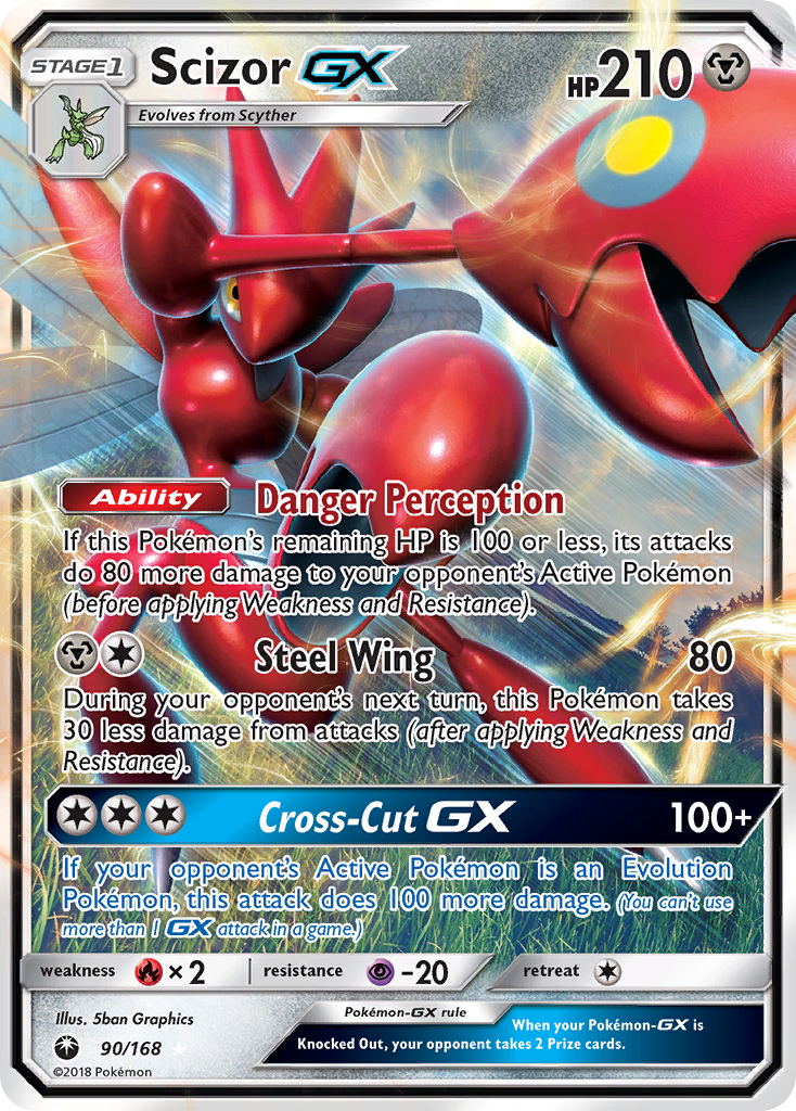 Scizor GX (90/168) [Sun & Moon: Celestial Storm] | Silver Goblin