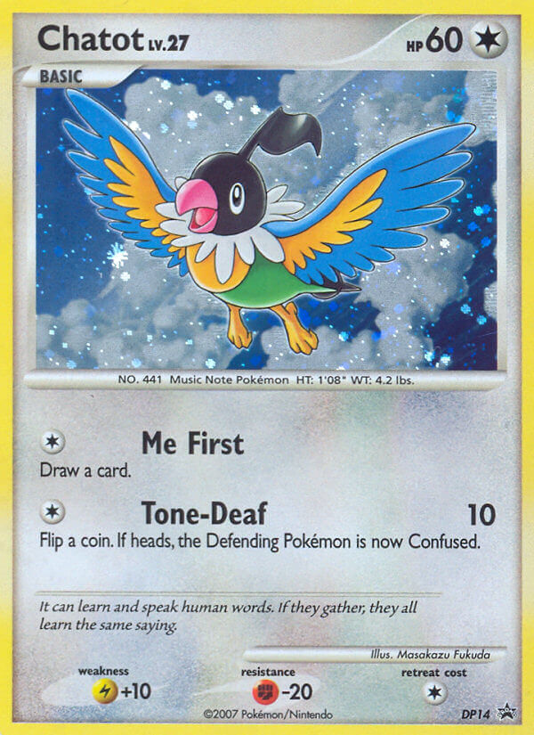 Chatot (DP14) [Diamond & Pearl: Black Star Promos] | Silver Goblin