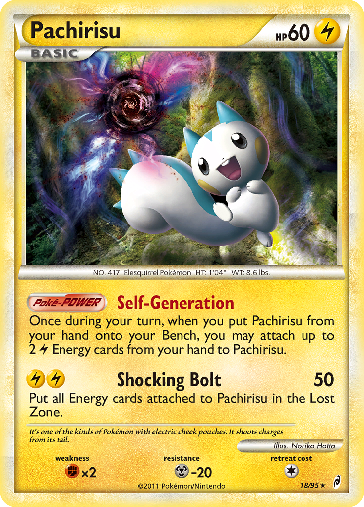 Pachirisu (18/95) [HeartGold & SoulSilver: Call of Legends] | Silver Goblin