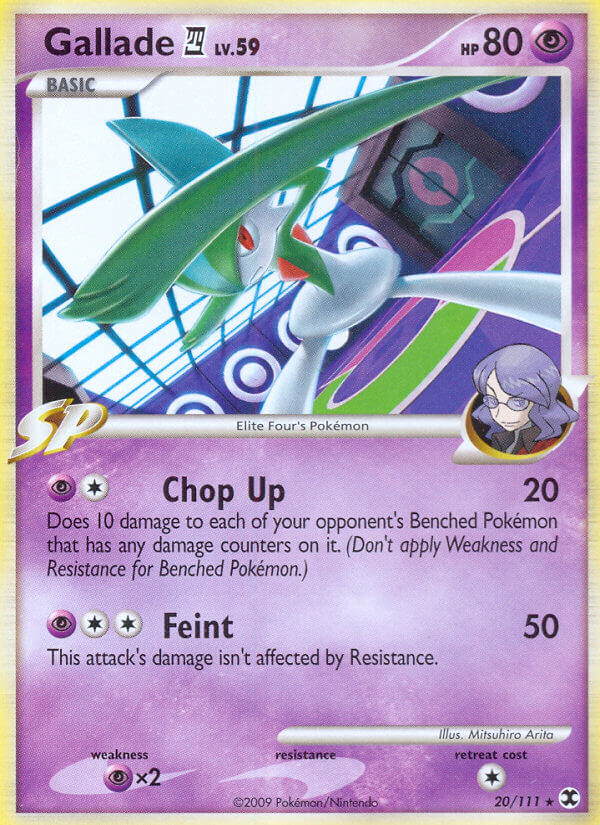 Gallade (20/111) (Theme Deck Exclusive) [Platinum: Rising Rivals] | Silver Goblin