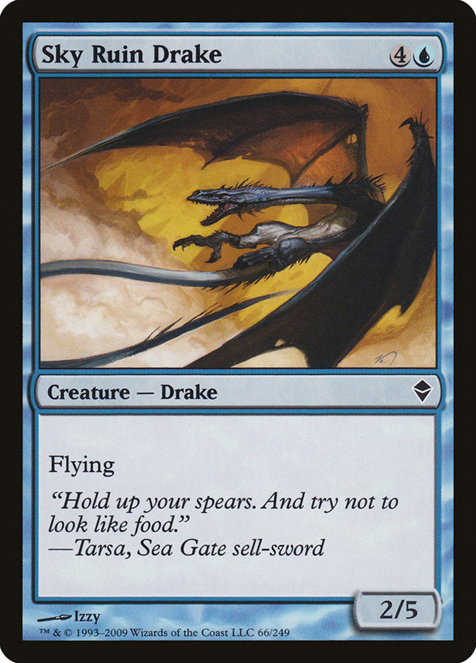 Sky Ruin Drake [Zendikar] | Silver Goblin