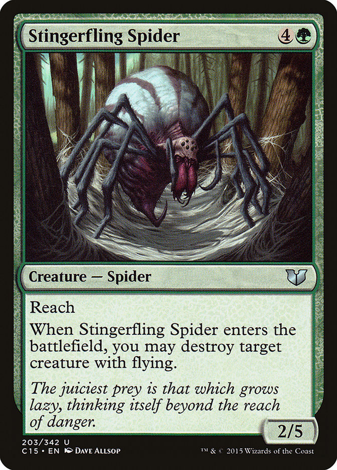 Stingerfling Spider [Commander 2015] | Silver Goblin