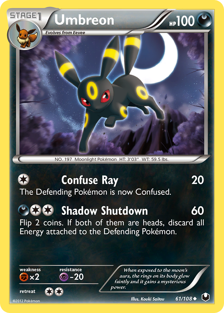 Umbreon (61/108) [Black & White: Dark Explorers] | Silver Goblin