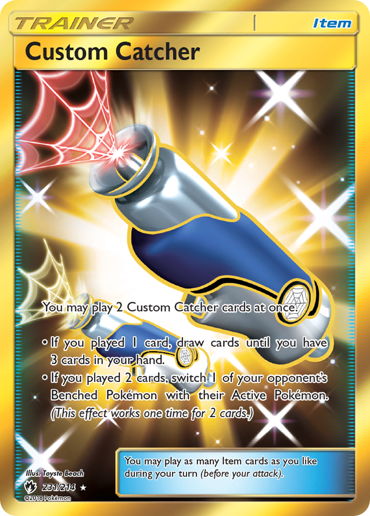 Custom Catcher (231/214) [Sun & Moon: Lost Thunder] | Silver Goblin