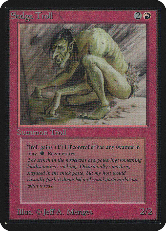 Sedge Troll [Alpha Edition] | Silver Goblin