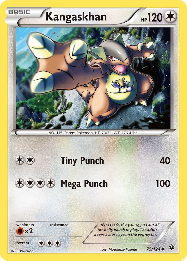 Kangaskhan (75/124) [XY: Fates Collide] | Silver Goblin