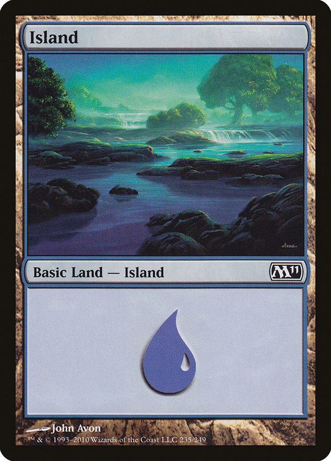 Island (235) [Magic 2011] | Silver Goblin