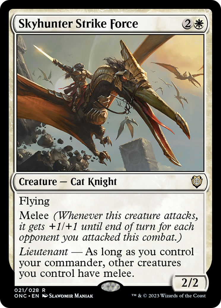 Skyhunter Strike Force [Phyrexia: All Will Be One Commander] | Silver Goblin