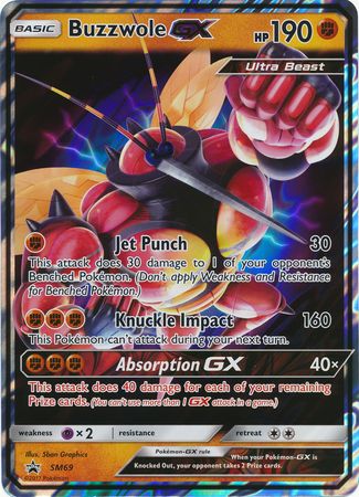 Buzzwole GX (SM69) (Jumbo Card) [Sun & Moon: Black Star Promos] | Silver Goblin