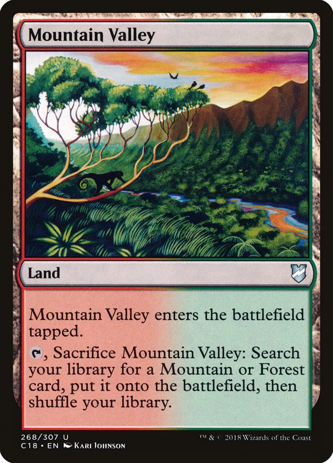 Mountain Valley [Commander 2018] | Silver Goblin