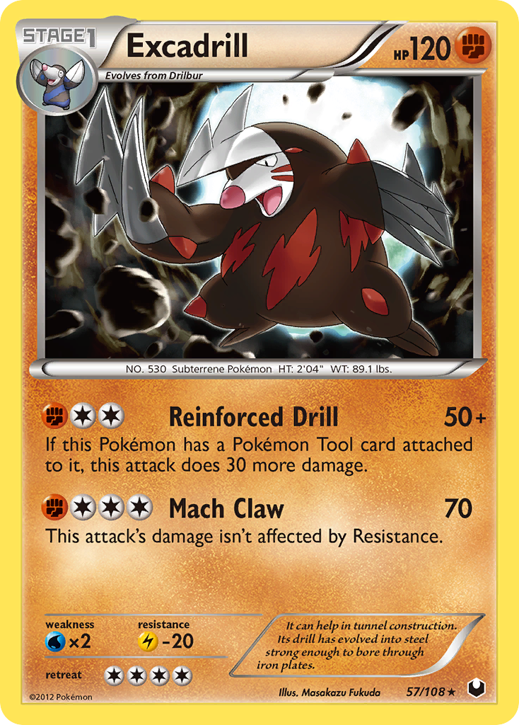 Excadrill (57/108) [Black & White: Dark Explorers] | Silver Goblin