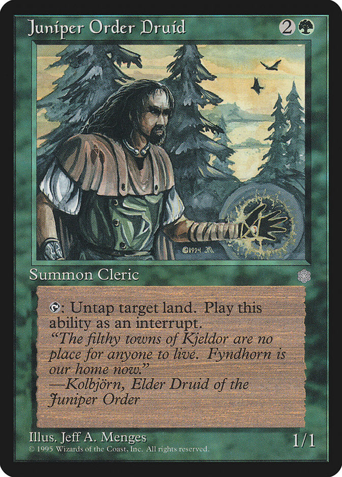 Juniper Order Druid [Ice Age] | Silver Goblin