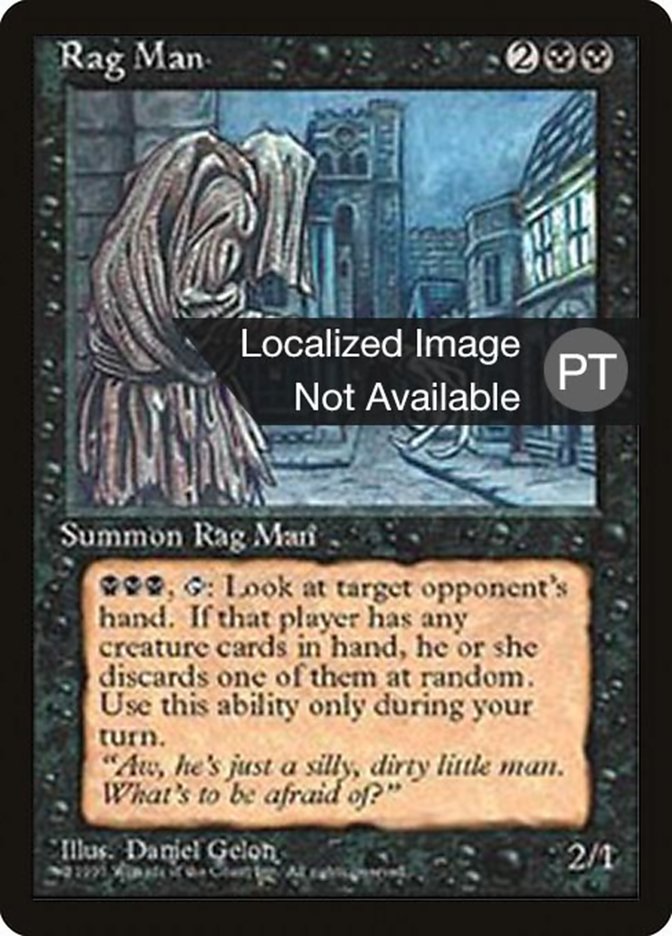 Rag Man [Fourth Edition (Foreign Black Border)] | Silver Goblin