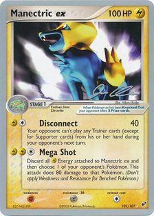 Manectric ex (101/107) (Mewtrick - Jason Klaczynski) [World Championships 2006] | Silver Goblin