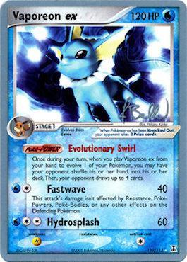 Vaporeon ex (110/113) (Eeveelutions - Jimmy Ballard) [World Championships 2006] | Silver Goblin