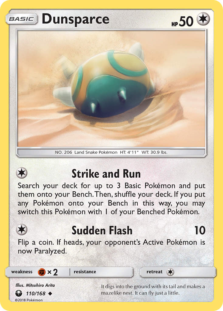 Dunsparce (110/168) [Sun & Moon: Celestial Storm] | Silver Goblin