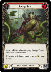 Savage Feast (Red) [U-WTR014] (Welcome to Rathe Unlimited)  Unlimited Rainbow Foil | Silver Goblin