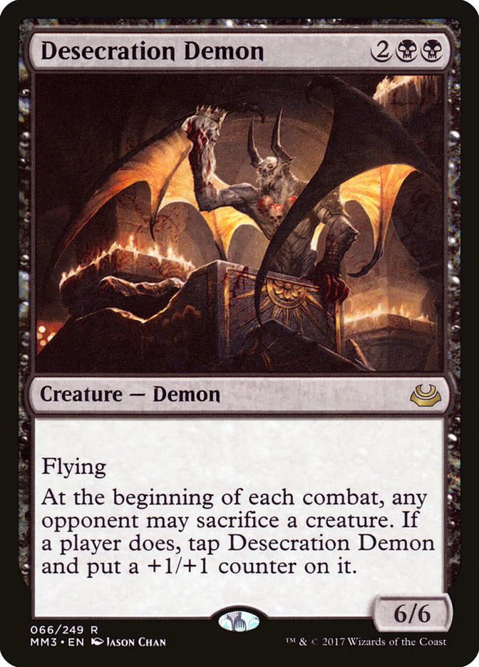 Desecration Demon [Modern Masters 2017] | Silver Goblin