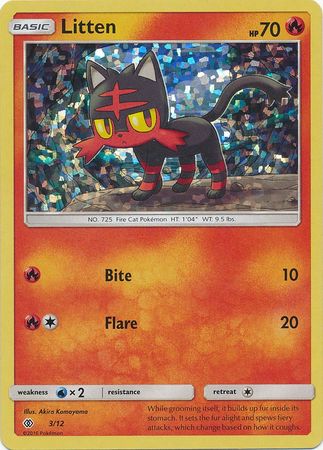 Litten (3/12) [McDonald's Promos: 2017 Collection] | Silver Goblin