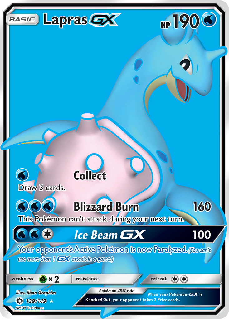 Lapras GX (139/149) [Sun & Moon: Base Set] | Silver Goblin