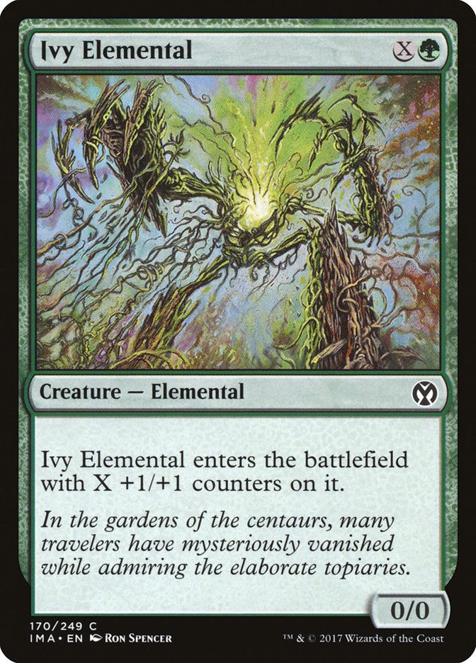Ivy Elemental [Iconic Masters] | Silver Goblin