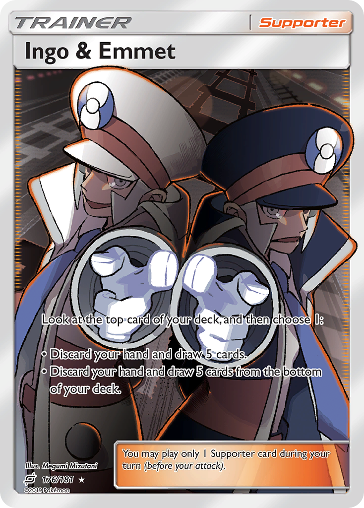 Ingo & Emmet (176/181) [Sun & Moon: Team Up] | Silver Goblin