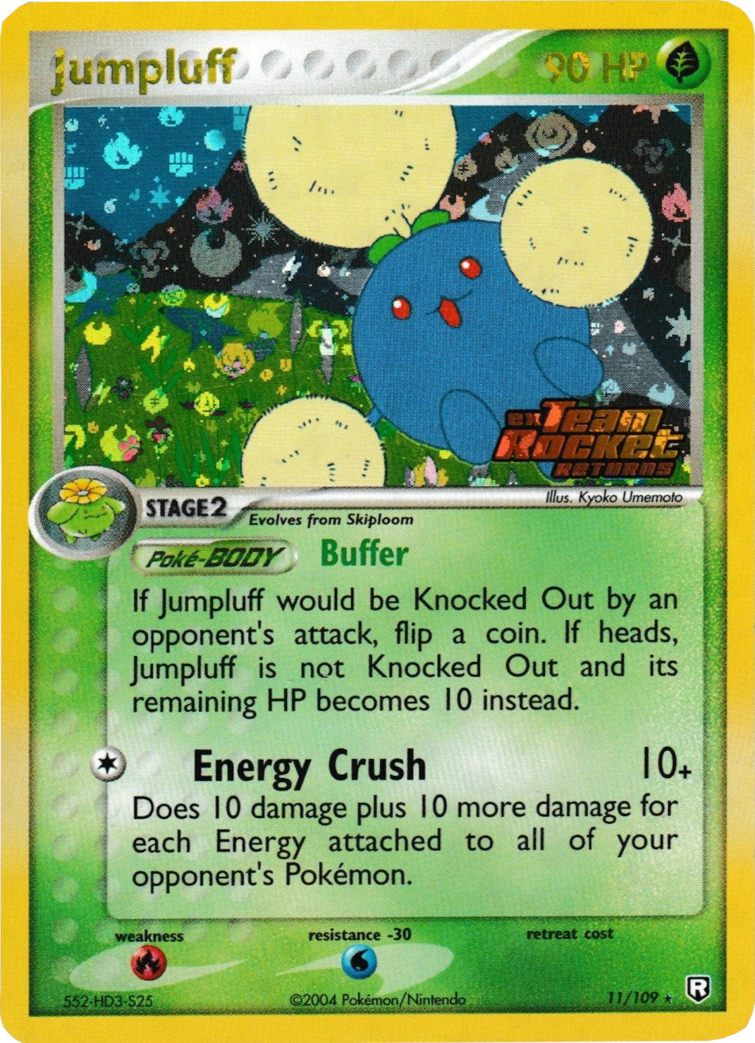 Jumpluff (11/109) (Stamped) [EX: Team Rocket Returns] | Silver Goblin