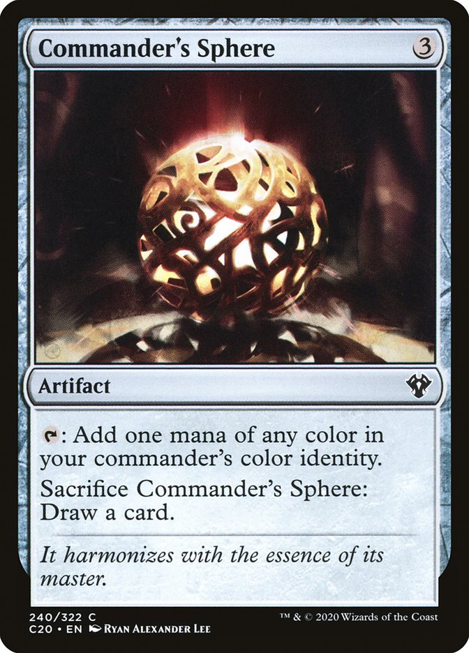 Commander's Sphere [Commander 2020] | Silver Goblin