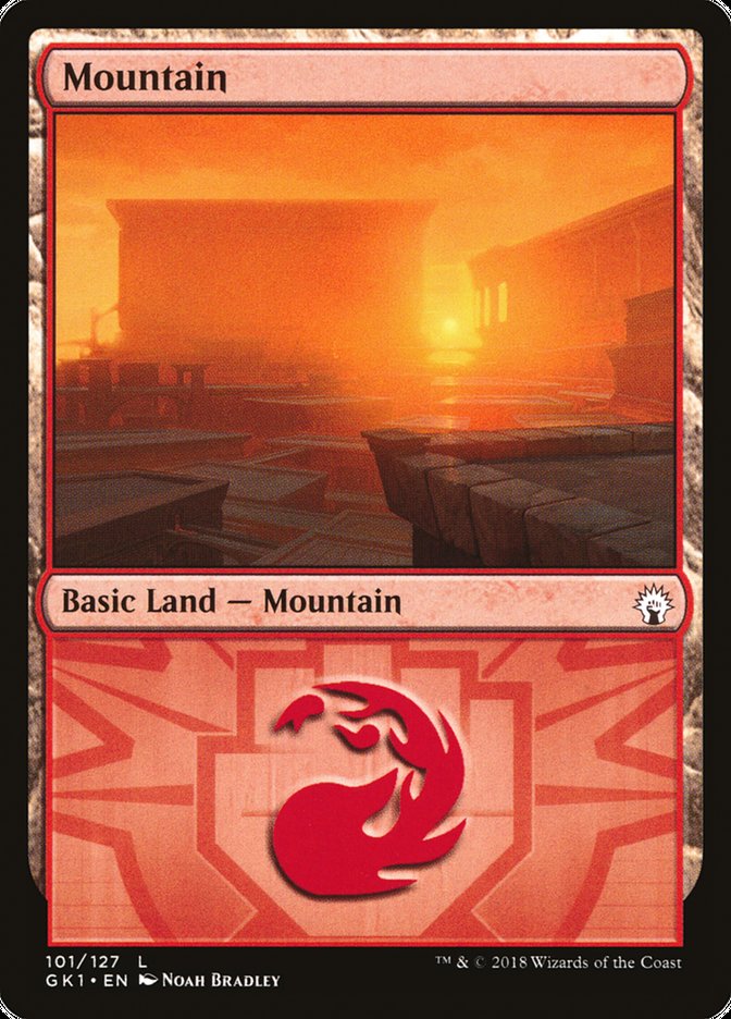 Mountain (101) [Guilds of Ravnica Guild Kit] | Silver Goblin