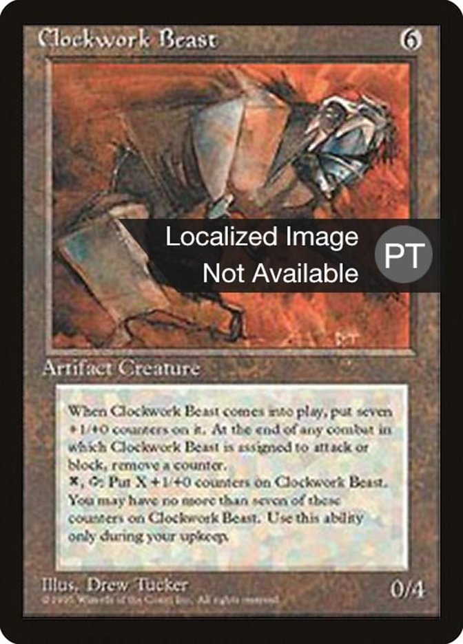 Clockwork Beast [Fourth Edition (Foreign Black Border)] | Silver Goblin