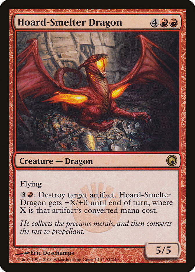 Hoard-Smelter Dragon [Scars of Mirrodin] | Silver Goblin
