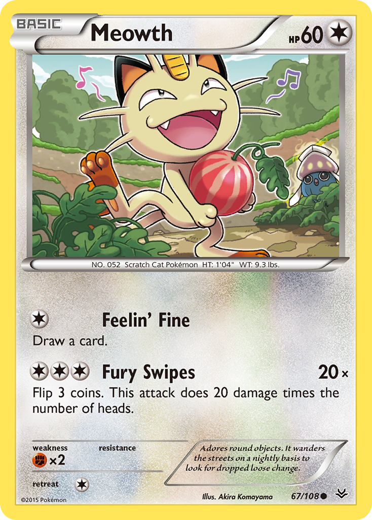 Meowth (67/108) [XY: Roaring Skies] | Silver Goblin