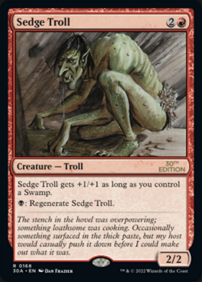 Sedge Troll [30th Anniversary Edition] | Silver Goblin
