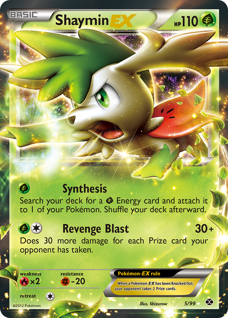 Shaymin EX (5/99) [Black & White: Next Destinies] | Silver Goblin