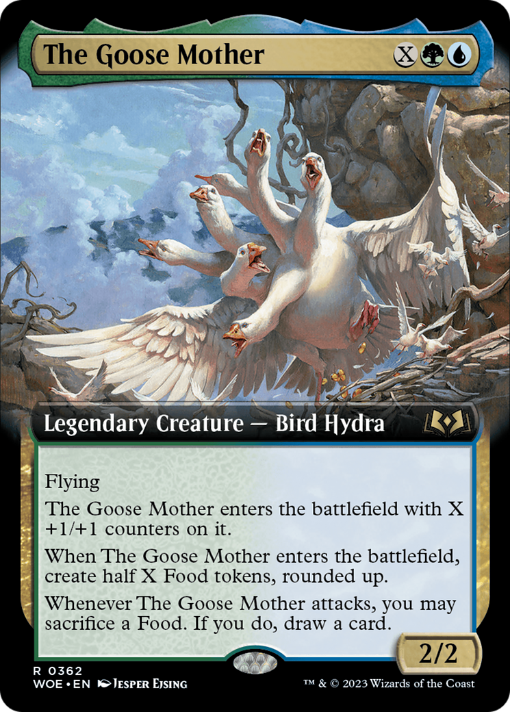 The Goose Mother (Extended Art) [Wilds of Eldraine] | Silver Goblin