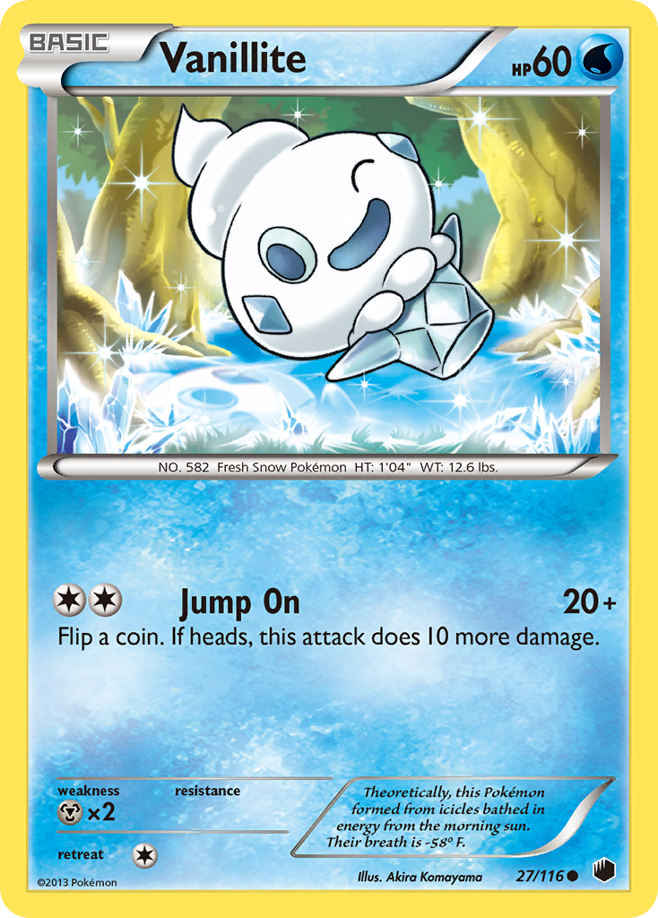 Vanillite (27/116) [Black & White: Plasma Freeze] | Silver Goblin