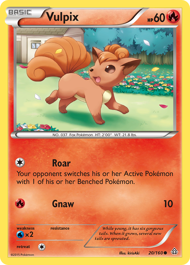 Vulpix (20/160) [XY: Primal Clash] | Silver Goblin