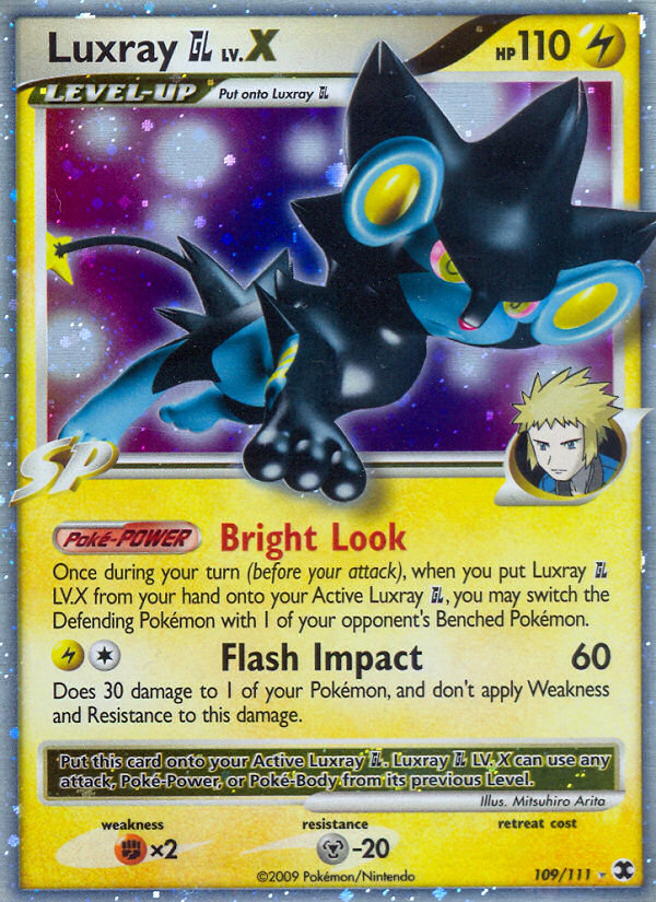 Luxray GL LV.X (109/111) [Platinum: Rising Rivals] | Silver Goblin