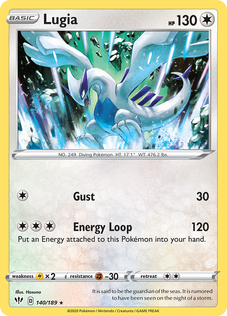 Lugia (140/189) [Sword & Shield: Darkness Ablaze] | Silver Goblin