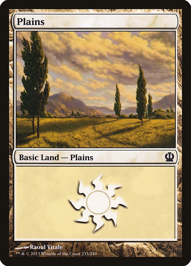 Plains (233) [Theros] | Silver Goblin