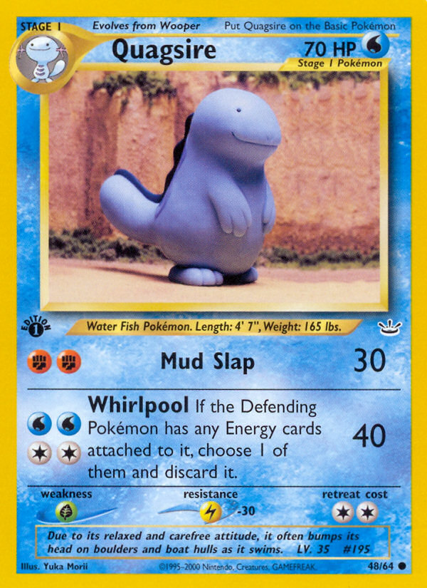 Quagsire (48/64) [Neo Revelation 1st Edition] | Silver Goblin